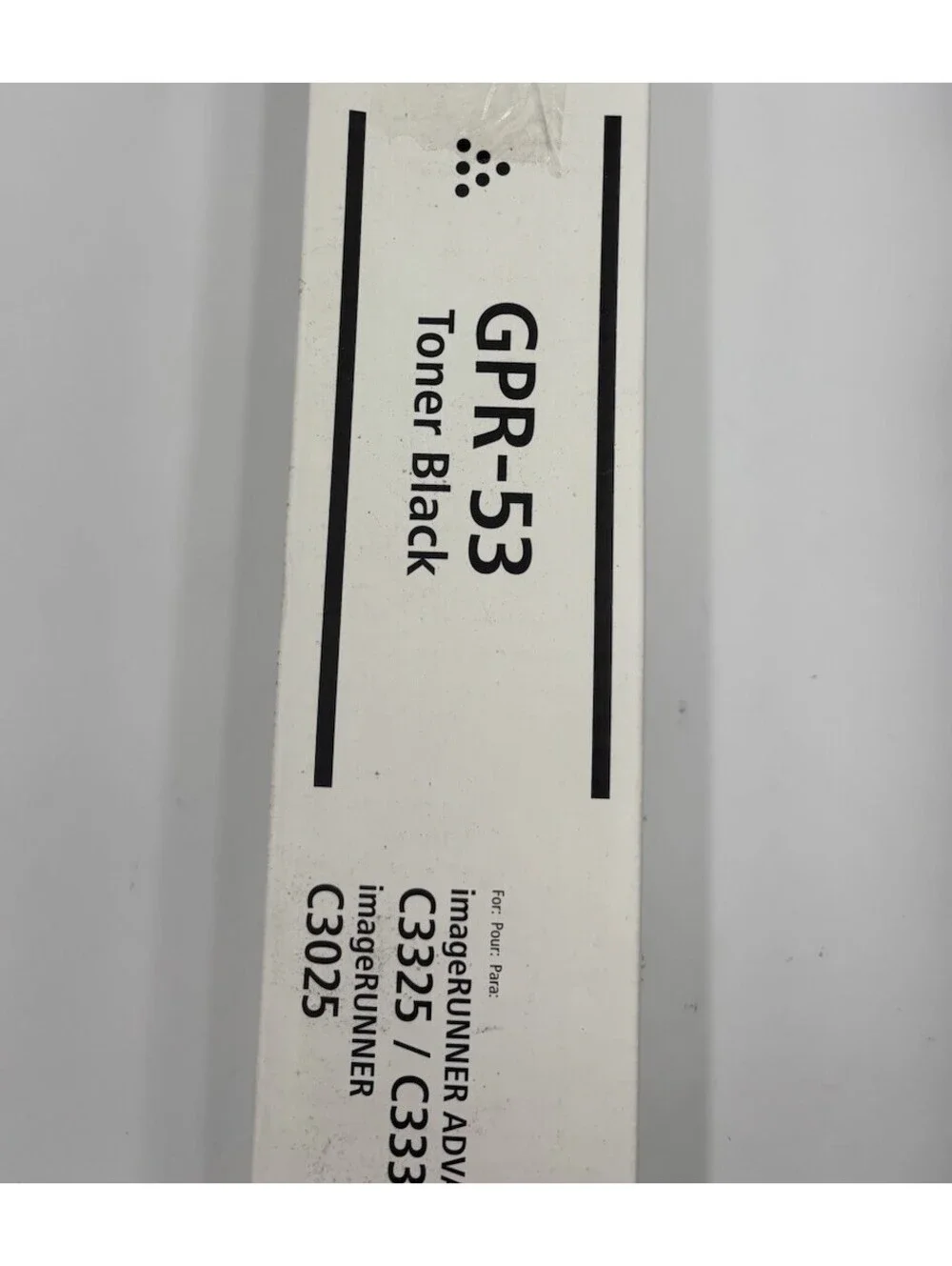 Genuine Canon Black Toner GPR-53, 8524B003 ImageRunner C3025 C3125- Open Box!!!!